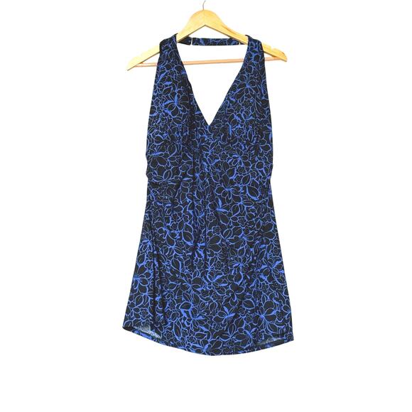 L.L.Bean Shaping Swimwear, Clasp Halter Dress Swimdress Swim Suit, Size 20W Reg - Picture 1 of 8